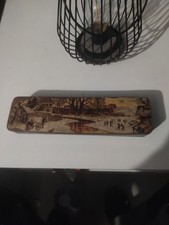 Bel Ancien plumier bois scene