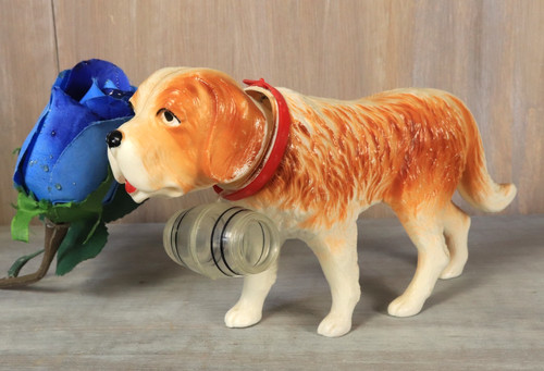 Figurine chien tête mobile - à,