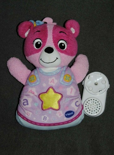 Doudou ours rose musique - 🍀doudou,