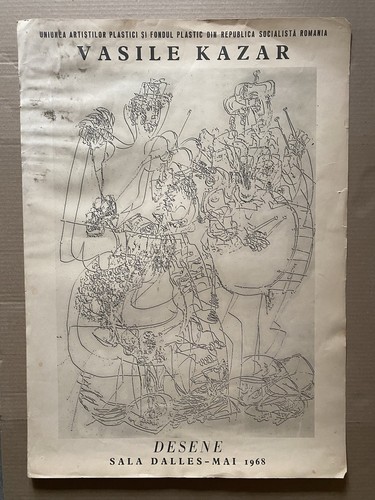 Affiche vasile kazar 1968 - affiche,
