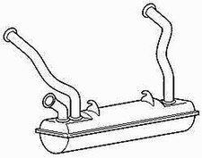 EXCN2013 Avant Tuyau & Silencieux Citroen 2CV 0.6 Essence Berline 1981 À 12/1990