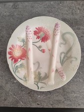 3 assiettes Barbotine K&G St Clément. Vintage