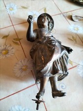 BEAU bibelot ANCIEN  a mettre sur socle  objet vitrine collection chasse argent