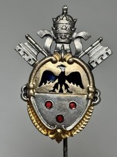 Broche Pin’s Épingle Chapeaux Armoirie Papale Religion Évêque Blason Vatican