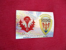 ASNL NANCY OGC NICE Ecusson  image sticker N° 287  FOOT 93  PANINI 1993 FOOTBALL