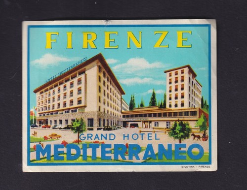Ancienne étiquette bagage - ,