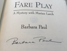 SIGNED - FARE PLAY by Barbara