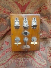 Téléphone Bois Mural Système Picart Lebas Commutateur Avertisseur  21,5×26,5 cm