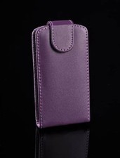 POCHETTE HOUSSE COQUE ETUI SIMILI CUIR VIOLET POUR SAMSUNG S5230 PLAYER ONE