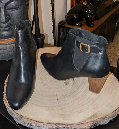 Bottines minelli cuir t40 - bottines,