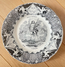 Assiette parlante Creil