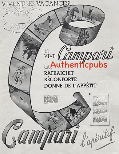 Publicite campari aperitif - campari,