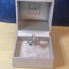 Lalique Bague Monture Argent  