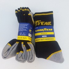 Lot de 6 paires De Chaussettes Chaude de Travail Good Year Liseré Jaune