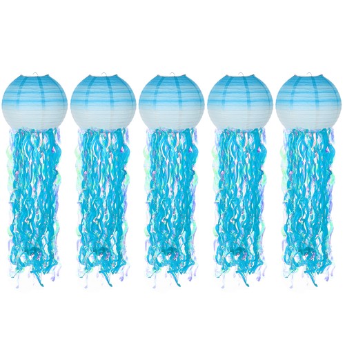 10inch lampions méduses 5pcs - 10inch,