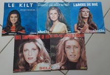 Lot de 7 disques vinyles 45 tours de " SHEILA  "