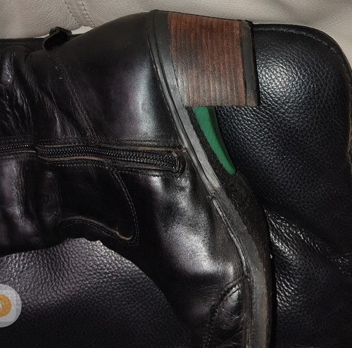 Bottes noires cuir - en,