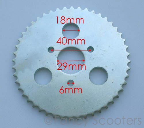 Rear sprocket teeth for - ae, 48