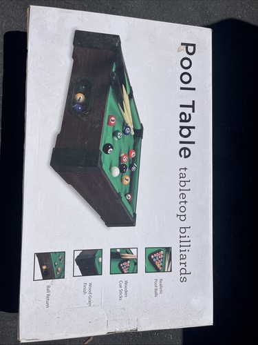 Pool table tabletop billiards - table,