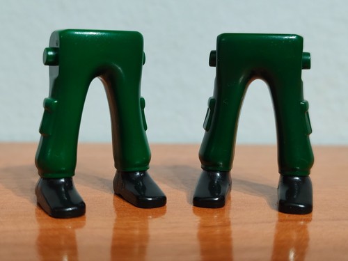 Playmobil jambes vert - jambes,