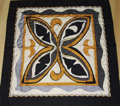 Foulard vintage 100 soie 88m - soie,
