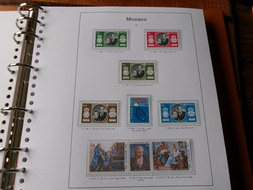 Monaco timbres annees 1981 - 1981, a