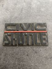 ancienne plaque voiture honda civic shuttle annee 80 deco