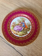 Assiette décorative Limoges Fragonard, porcelaine française peinte à la main,...