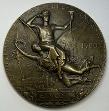 FRANCE -  Médaille Exposition Universelle 1900 - J. C. Chaplain - Bronze