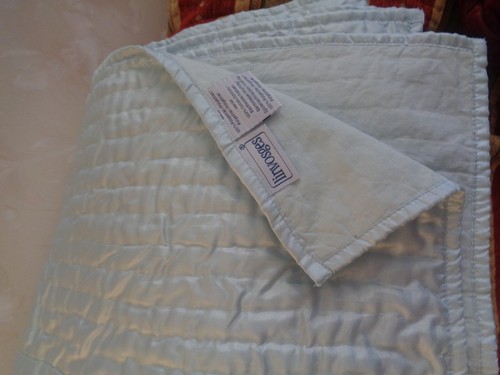 Couvre pieds linvosges bleu - pieds,