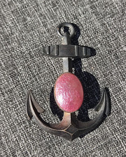 Bijou ancien Broche ancre de