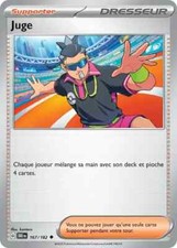 Carte Pokémon Juge 167/182 Rivalitées Destinées EV10 DRI FR NEUF