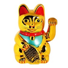 Chat porte bonheur en PVC