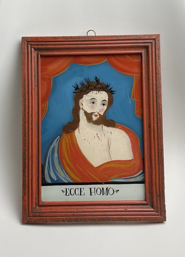 Fixé sous verre - , (