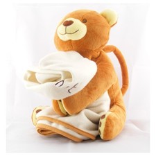 Doudou ours sac avec grande couverture BABY NAT - 3569
