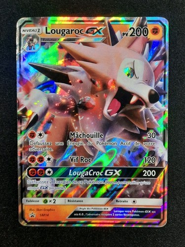 Carte pokémon lougaroc gx - :,