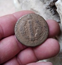 Monnaie 2 sols au faisceau W rare variante 2S doublé