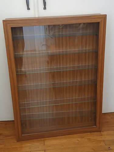 Vitrine murale avec porte - ,