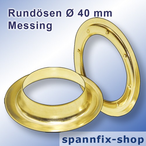 Oeillets ronds mm laiton - ronds, 40