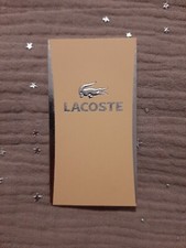 Carte Parfumée - Perfume Card . Lacoste