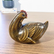 Tirelire ancienne poule en