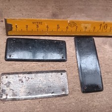  PORTE ETIQUETTE en Tôle  Ancien   Stock  De Quincaillerie 