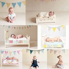 Bruant Bannière Mariage for Anniversaire Fête Décoration Tenture Triangle Flags