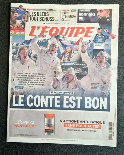 Equipe 16 02 2026 jo - l'equipe, 16/02/2026