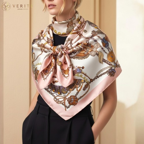Rare vintage foulard soie - vintage,