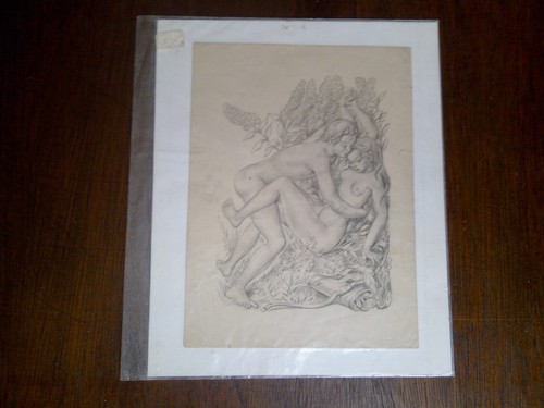 Ancienne gravure erotique - ancienne,