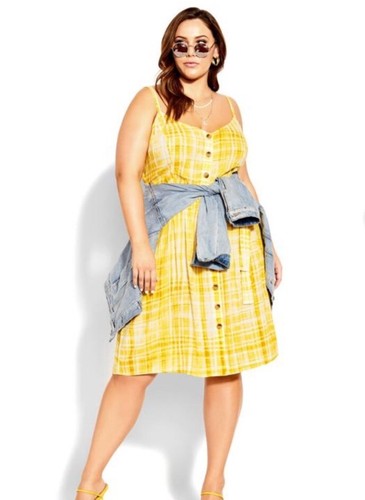 Evans city chic sun dress - evans, size