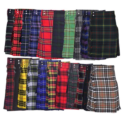 Kilt utilitaire tartan luxe - utilitaire, de
