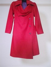 Vivienne Westwood Cashmere Mix Red Coat Size S