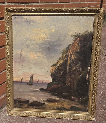 Marine voilier devant la - au,
